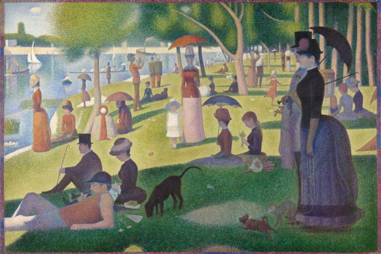 Georges Seurat – Un dimanche après-midi à l' île de la Grande Jatte, 1884